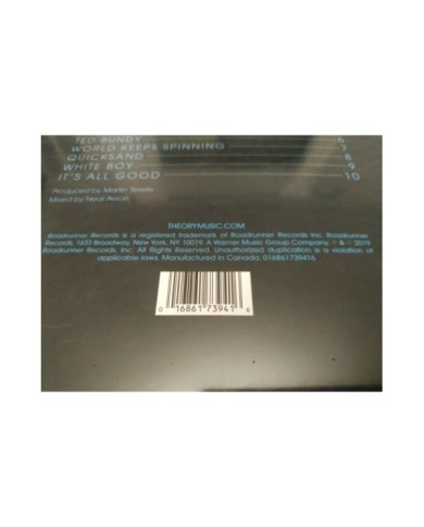 Theory of a Deadman Say Nothing 2019 Roadrunner Canada LP Vinilo 12" NUEVO - 4T