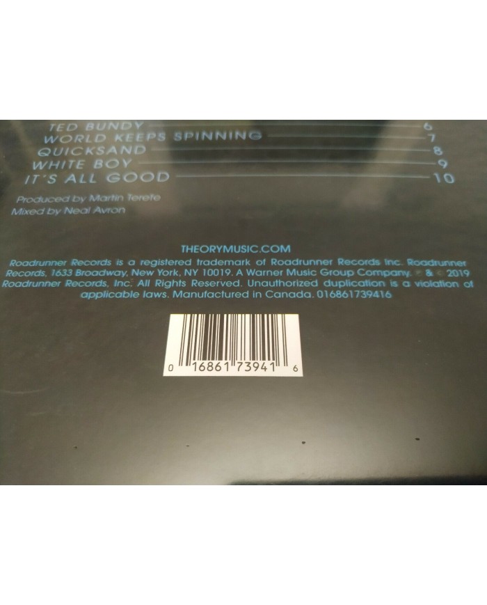 Theory of a Deadman Say Nothing 2019 Roadrunner Canada LP Vinilo 12" NUEVO - 4T
