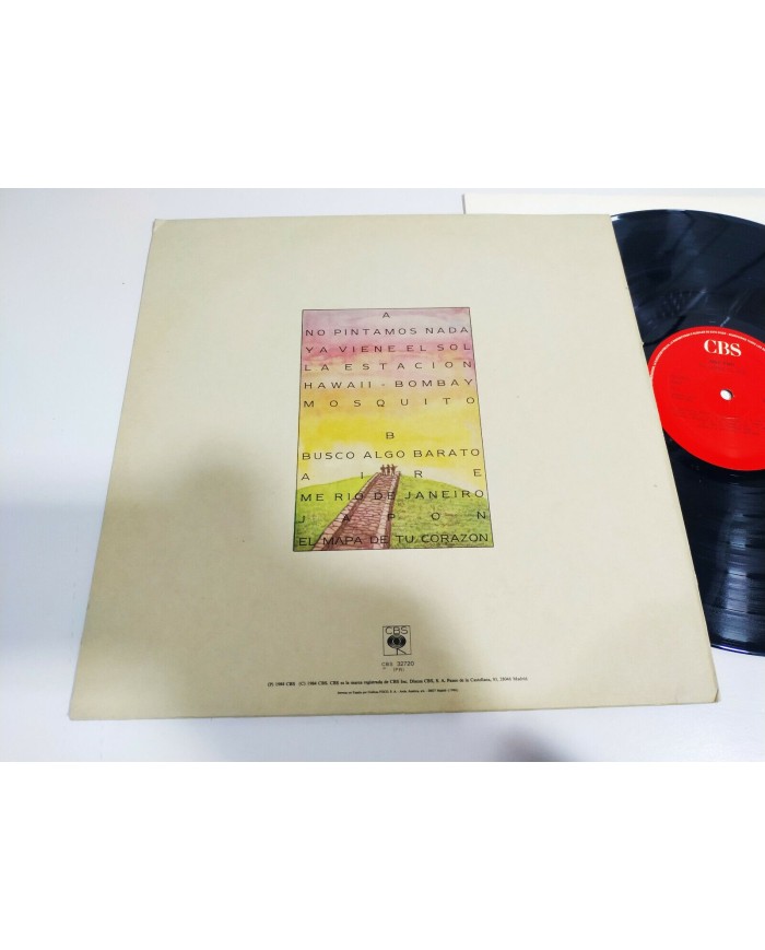 Mecano Ya Viene el Sol 1984 CBS Spain Edition - LP Vinilo 12" VG/VG - 3T