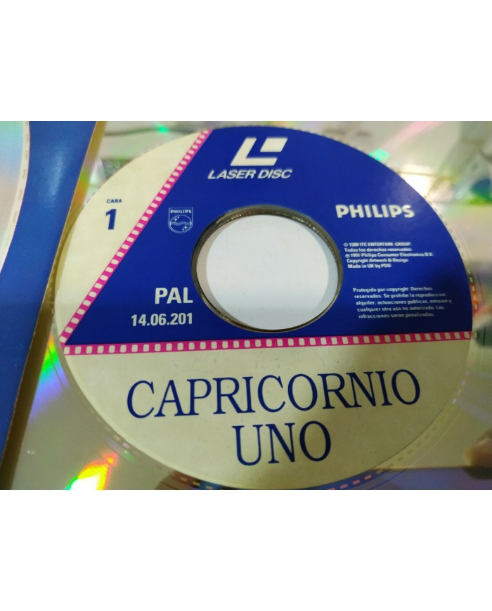 Capricornio Uno Peter Hyams Alliot Gould James Brolin - Laserdisc LD ESPA?OL Capricornio Uno Peter Hyams Alliot Gould James Brolin - Laserdisc LD ESPA?OL