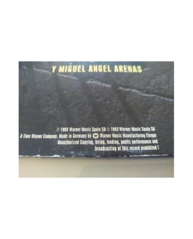 Alejandro Sanz Si Tu Me Miras First Press 1993 - LP 12" Vinilo - VG/VG - 4T