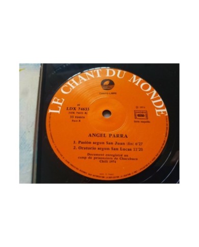 Angel Parra La Pasion Selon Saint Jean 1976 France Edition - LP Vinilo 12" VG/VG