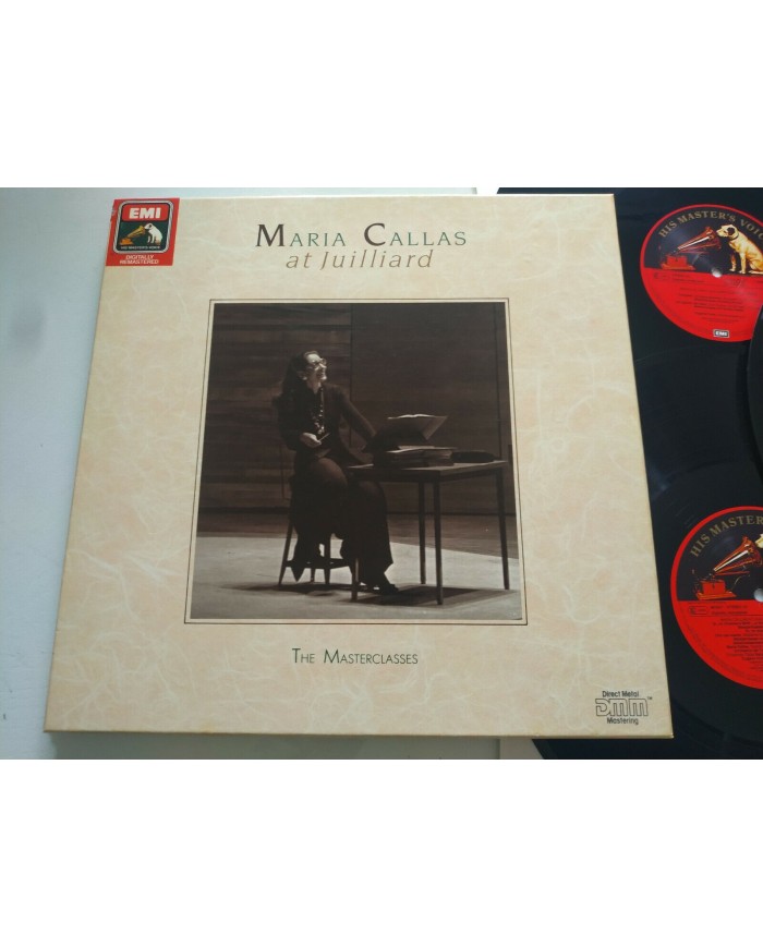 Maria Callas At Juillard The Masterclasses EMI 1987 - 3 x LP 12" Vinilo VG/VG