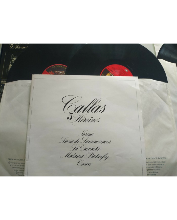 Maria Callas 5 Heroines Norma Traviata Tosca 1954 - 5 x LP 12" Vinilo VG/VG