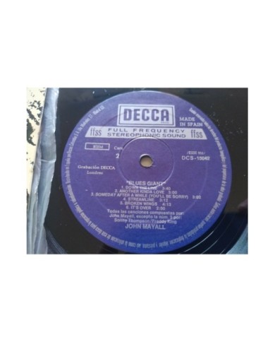 John Mayall Blues Giant DECCA 1978 Spain First Press - 2 x LP Vinilo 12" VG/VG