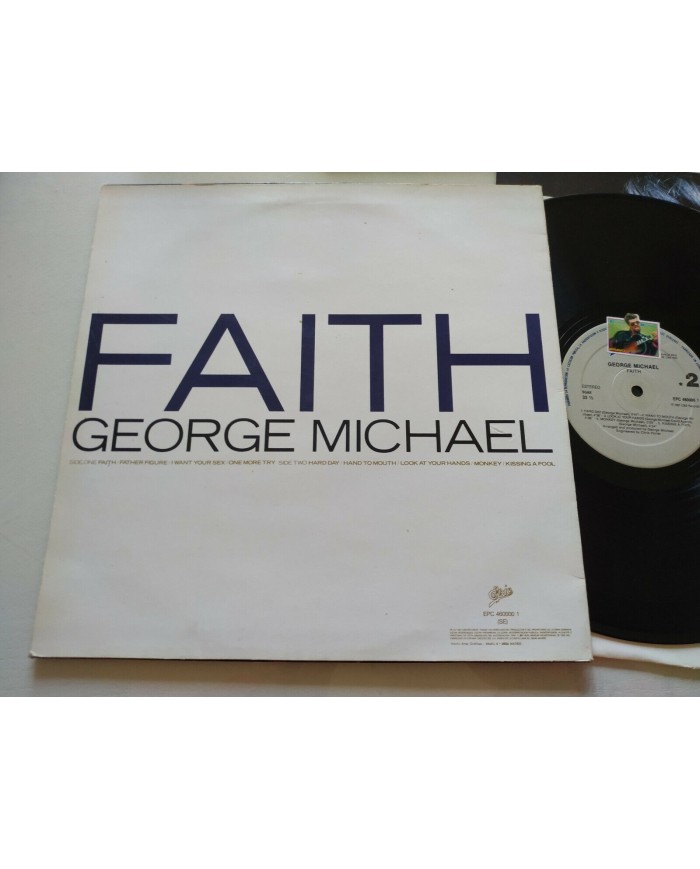 George Michael Faith Epic Spain First Press 1987 - LP Vinilo 12" VG/VG