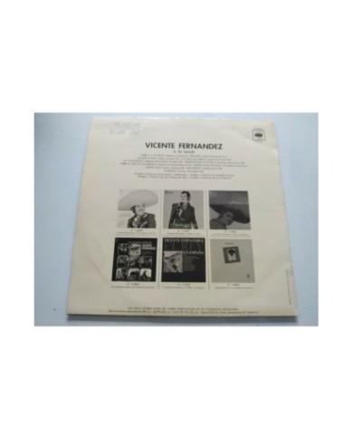 Vicente Fernandez A Tu Salud CBS 1976 Spain First Press - LP 12" Vinilo VG/VG