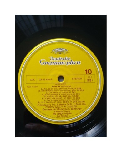 Mozart The Concert Arias Deutsche 1983 Box 5 x LP + Libreto 12" Vinilo VG/VG