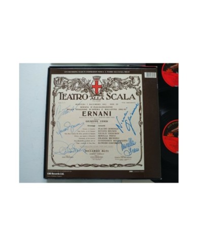 Verdi Ernani Domingo Freni Riccardo Muti Box 3 x LP + Libreto 12" Vinilo VG/VG