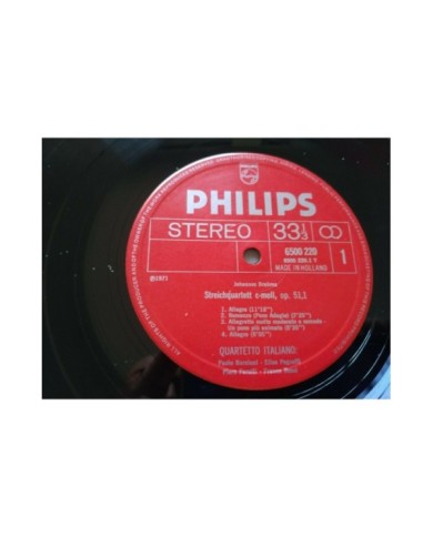 Quartetto Italiano Brahms Schumann 1971 Box 3 x LP + Libreto 12" Vinilo VG/VG