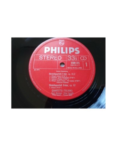 Quartetto Italiano Brahms Schumann 1971 Box 3 x LP + Libreto 12" Vinilo VG/VG