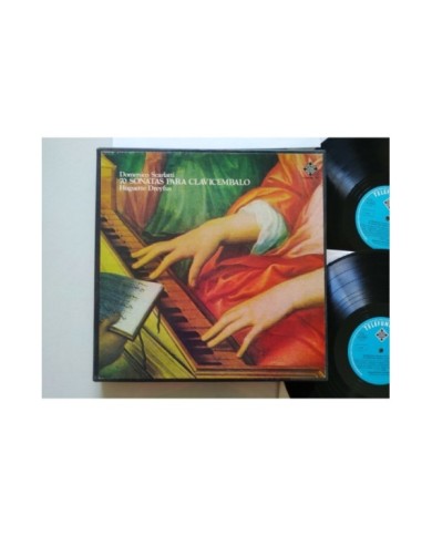 Domenico Scarlatti 70 Sonatas Clavicembalo Box 4 x LP + Libreto 12" Vinilo VG/VG