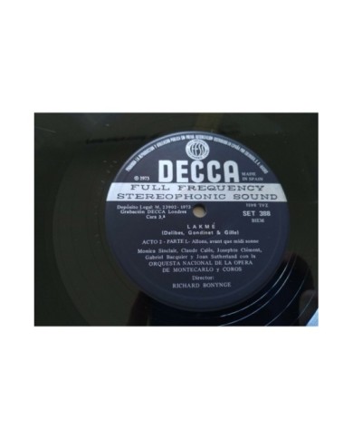 Delibes Lamke Richard Bonynge DECCA 1973 Spain Edt Box 3 x LP 12" Vinilo VG/VG