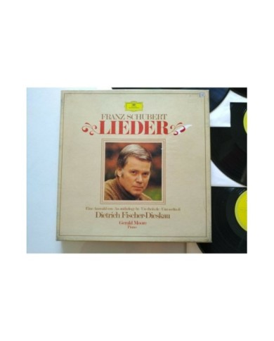 Franz Schubert Lieder Gerald Moore 1970 Box 6 x LP + Libreto 12" Vinilo VG/VG