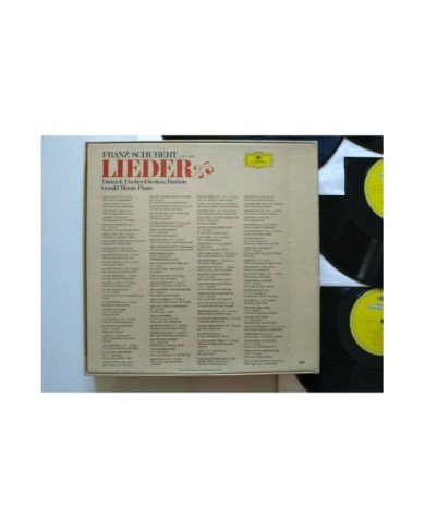 Franz Schubert Lieder Gerald Moore 1970 Box 6 x LP + Libreto 12" Vinilo VG/VG