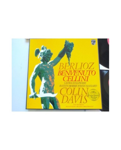 Berlioz Cellini Colin Davis 1972 Philips Box 4 x LP + Libreto 12" Vinilo VG/VG