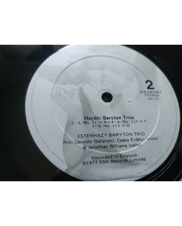 Eleven Baryton Trios Haydn 1977 EMI UK Ed Box 2 x LP + Libreto 12" Vinilo VG/VG