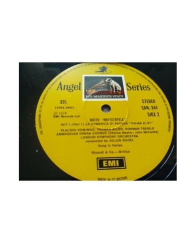 Boito Mefistofele Rudel Domingo Caballe Box 3 x LP + Libreto 12" Vinilo VG/VG 3T
