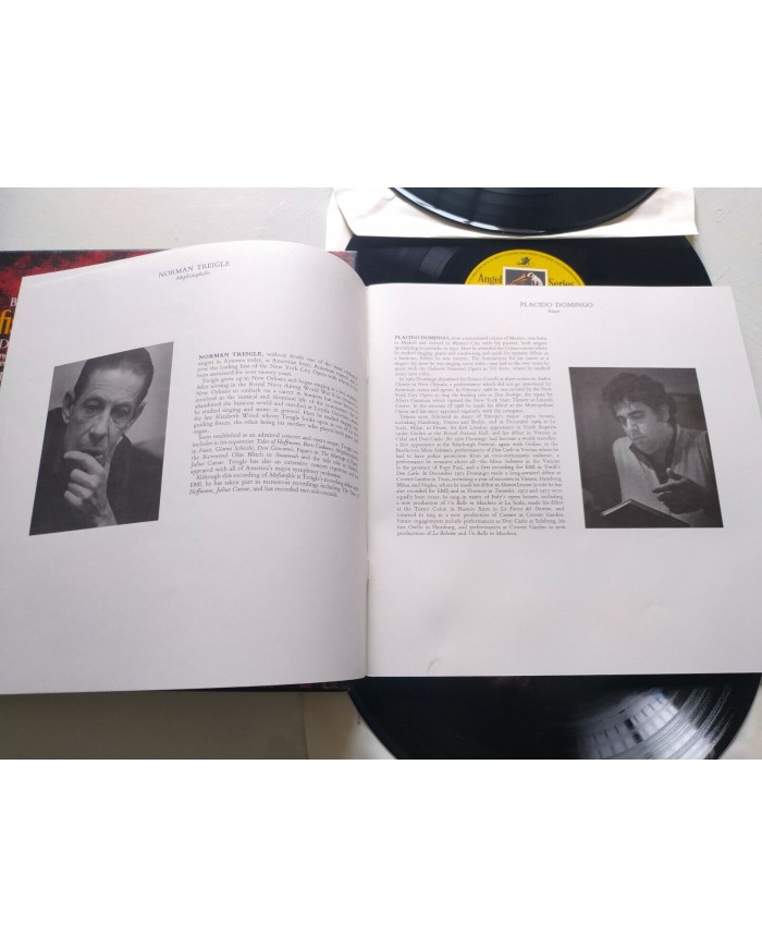 Boito Mefistofele Rudel Domingo Caballe Box 3 x LP + Libreto 12" Vinilo VG/VG 3T
