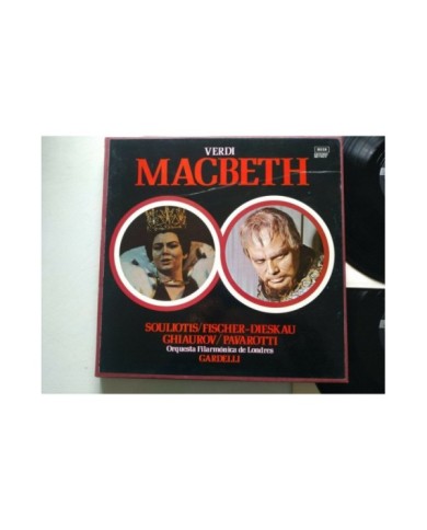 Verdi Macbeth Gardelli DECCA 1974 Box 3 x LP + Libreto 12" Vinilo VG/VG 3T