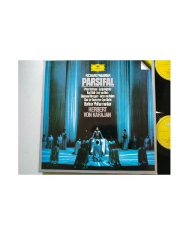 Wagner Parsifal Von Karajan Deutsche 1981 Box 5 x LP + Libreto 12" Vinilo VG/VG