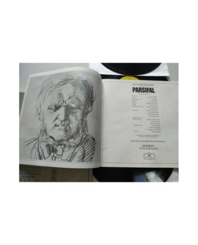 Wagner Parsifal Von Karajan Deutsche 1981 Box 5 x LP + Libreto 12" Vinilo VG/VG
