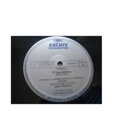 Purcell Choral Works Preston 1981 Box 3 x LP + Libreto 12" Vinilo VG/VG Am