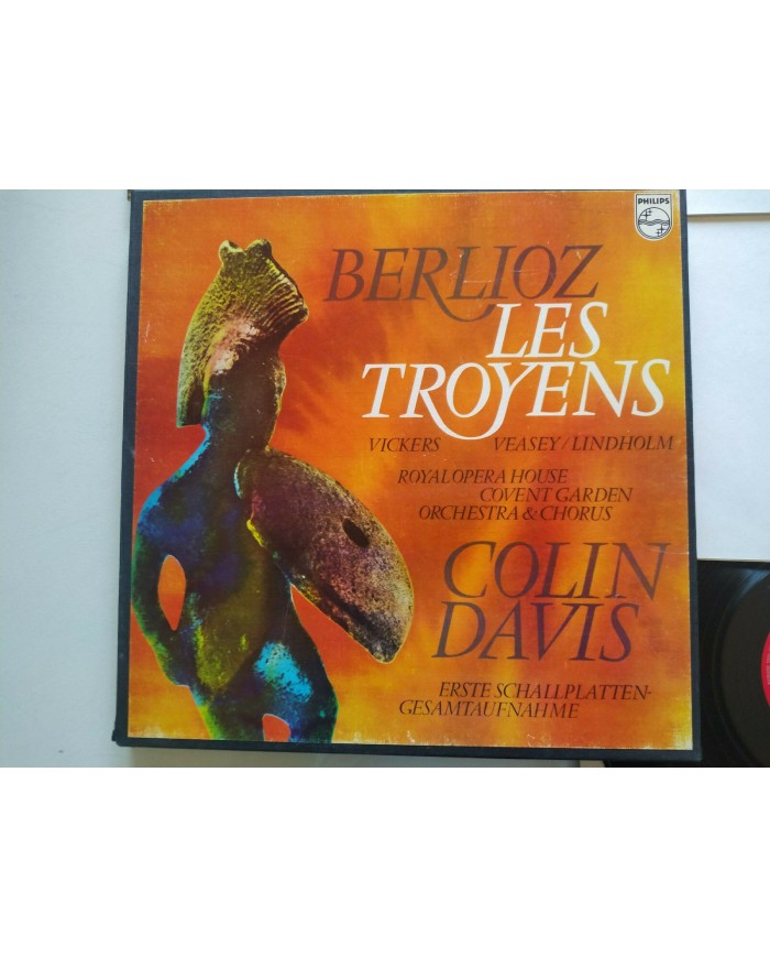 Berlioz Les Troyens Colin Davis 1971 Box 5 x LP + Libreto 12" Vinilo VG/VG Am