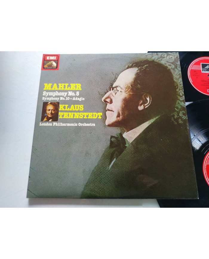 Mahler Symphony Nr 5 Adagio Tennstedt 1979 UK Press 2 x LP 12" Vinilo VG/VG Am