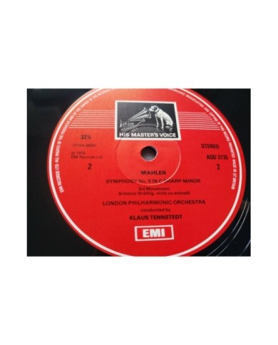 Mahler Symphony Nr 5 Adagio Tennstedt 1979 UK Press 2 x LP 12" Vinilo VG/VG Am