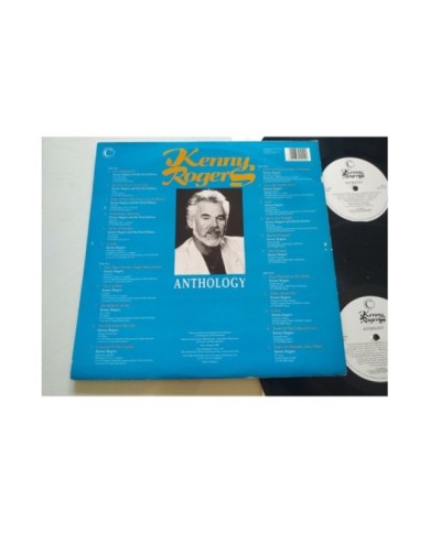 Kenny Rogers Anthology Greatest Hits 1990 UK Press - 2 x LP 12" Vinilo VG/VG 2T