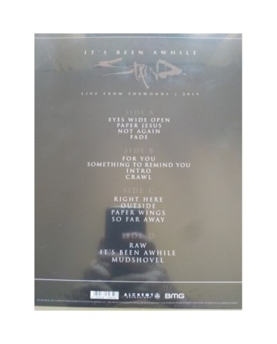 Staind It?s Been Awhile Live Foxwoods 2021 Canada Press 2 x LP Vinilo 12" New 3T