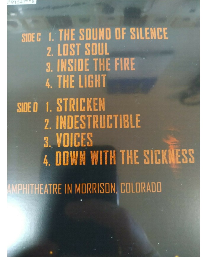 Disturbed Live At Red Rocks - Doble 2 X LP 12" Vinilo 2016 Nuevo - 4T