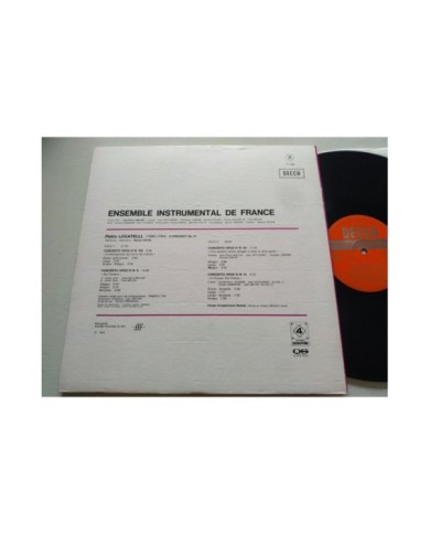 Ensemble Instrumental France Wallez Violon Locatelli - LP 12" Vinilo VG/VG Am Ensemble Instrumental France Wallez Violon Locatelli - LP 12" Vinilo VG/VG Am