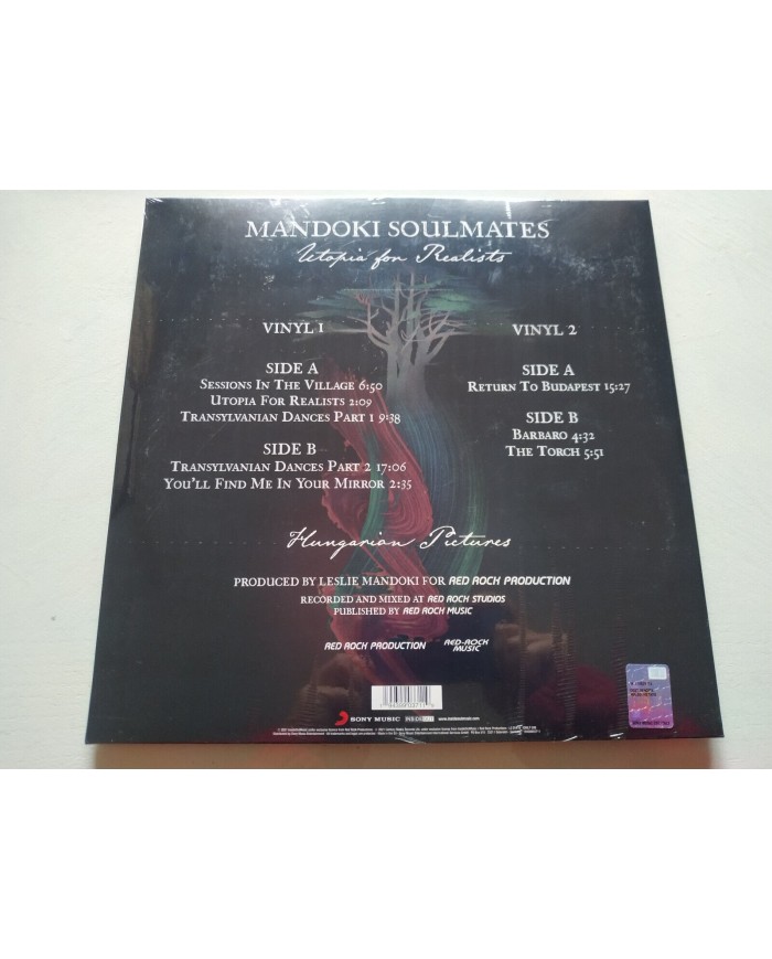 Mandoki Soulmates Utopia For Realists Hungarian Pictures 2x LP Vinilo 12" New 2T