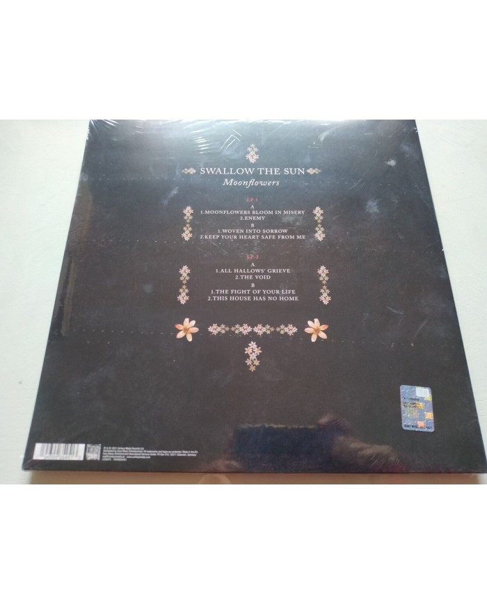 Swallow The Sun Moonflowers 2021 Century - 2 x LP + CD Vinilo 12" Nuevo 2T