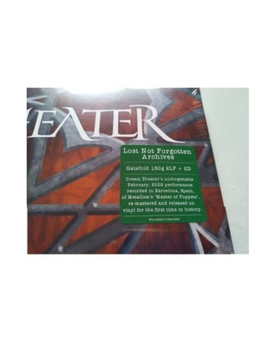 Dream Theater Master Of Puppets Live Barcelona 2x Golden LP CD Vinilo 12" New 2T Dream Theater Master Of Puppets Live Barcelona 2x Golden LP CD Vinilo 12" New 2T