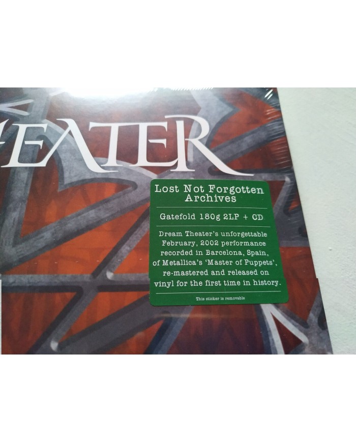 Dream Theater Master Of Puppets Live Barcelona 2x Golden LP CD Vinilo 12" New 2T