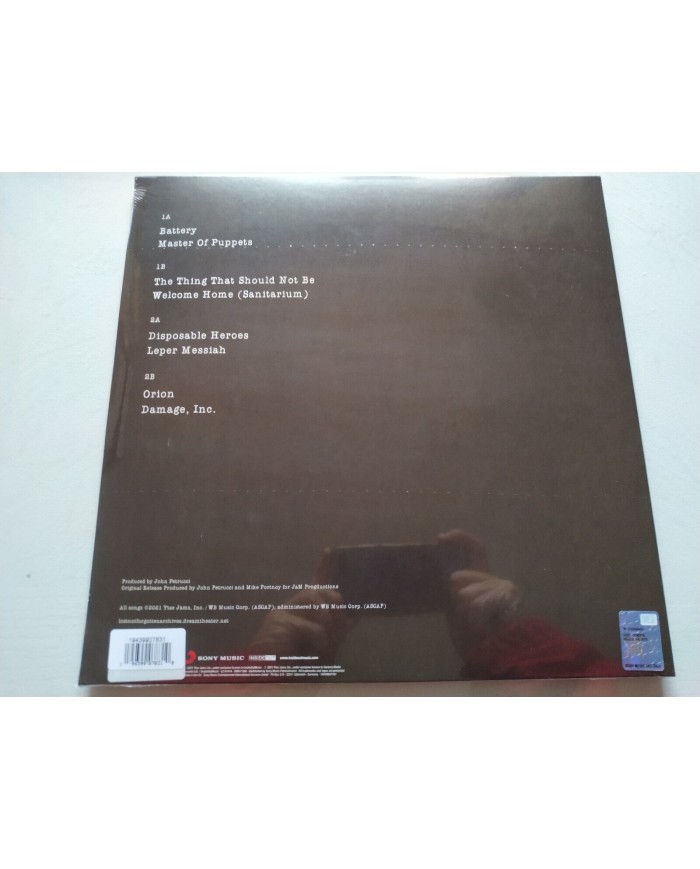 Dream Theater Master Of Puppets Live Barcelona 2x Golden LP CD Vinilo 12" New 2T