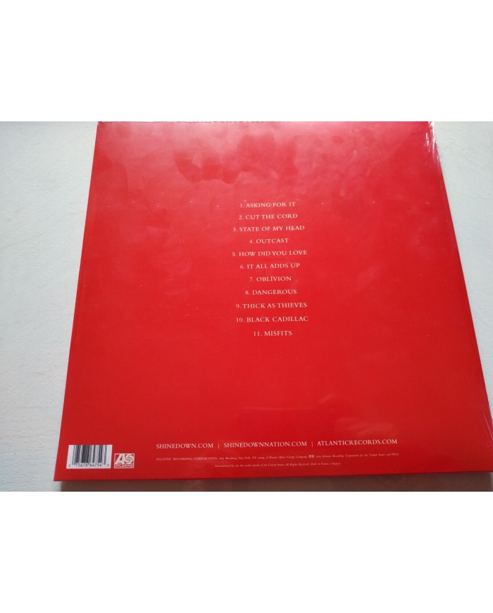 Shinedown Threat To Survival 2015 Atlantic - Limited LP Red Vinilo 12" Nuevo 2T