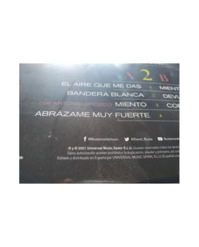 Bustamante David Veinte A?os y Un Destino 2021 - 2 x LP Vinilo 12" Nuevo 2T Bustamante David Veinte A?os y Un Destino 2021 - 2 x LP Vinilo 12" Nuevo 2T