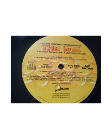 The Wiz Michael Jackson Diana Ross Soundtrack 1978 - 2 x LP 12" Vinilo VG/VG Am The Wiz Michael Jackson Diana Ross Soundtrack 1978 - 2 x LP 12" Vinilo VG/VG Am