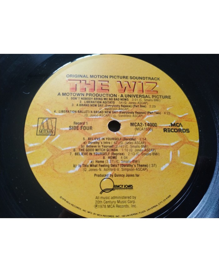 The Wiz Michael Jackson Diana Ross Soundtrack 1978 - 2 x LP 12" Vinilo VG/VG Am