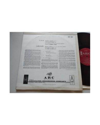 Lalo Symphonie Espagnole Sarasate Accardo FDY 2057 UK - LP 12" Vinilo VG/VG Am