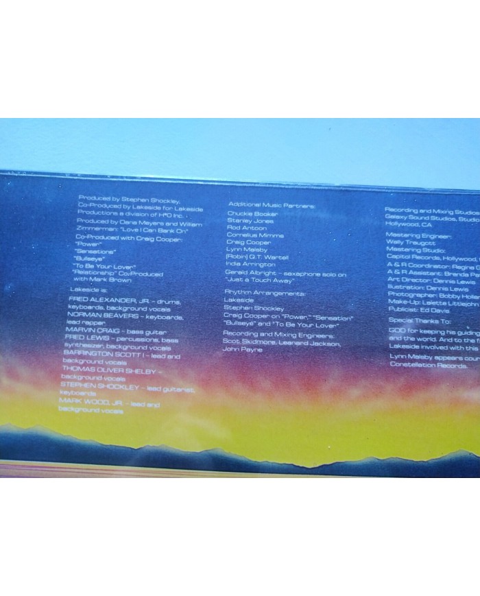 Power Lakeside 1987 USA Press Solar Records - LP Vinilo 12" Nuevo Am