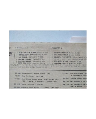 Jelly Roll Morton The Saga of Mister His Red Hot Peppers LP Vinilo 12" VG/VG Am