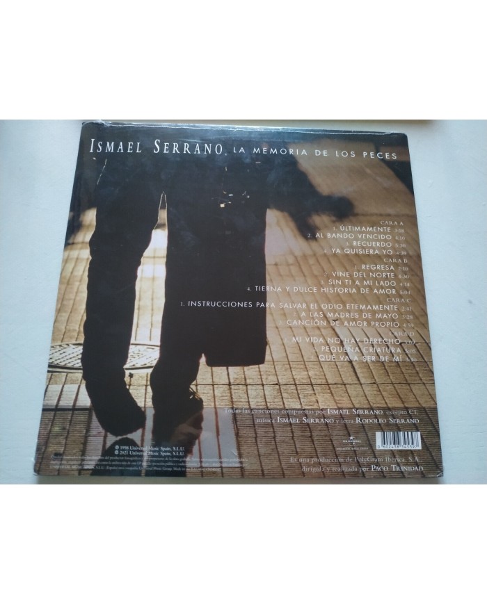 Ismael Serrano La Memoria de los Peces 2021 - 2 x LP Vinilo 12" Nuevo