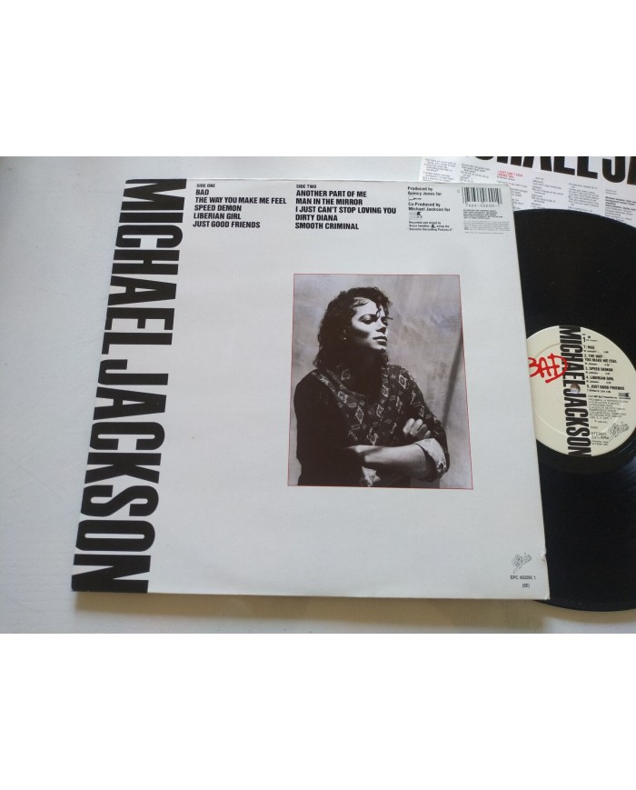 Michel Jackson Bad 1987 Spain First Press 4502901 - LP Vinilo 12" VG/VG Rm Am