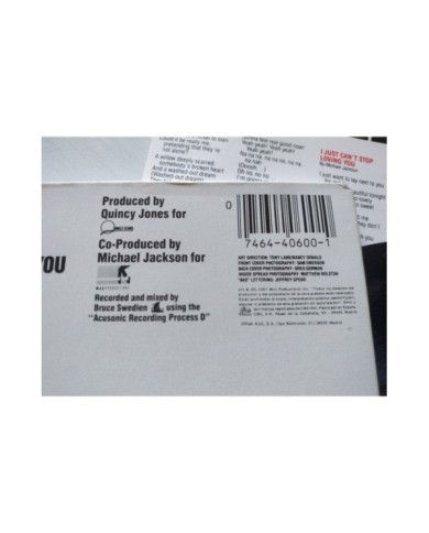 Michel Jackson Bad 1987 Spain First Press 4502901 - LP Vinilo 12" VG/VG Rm Am