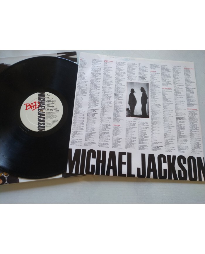 Michel Jackson Bad 1987 Spain First Press 4502901 - LP Vinilo 12" VG/VG Rm Am